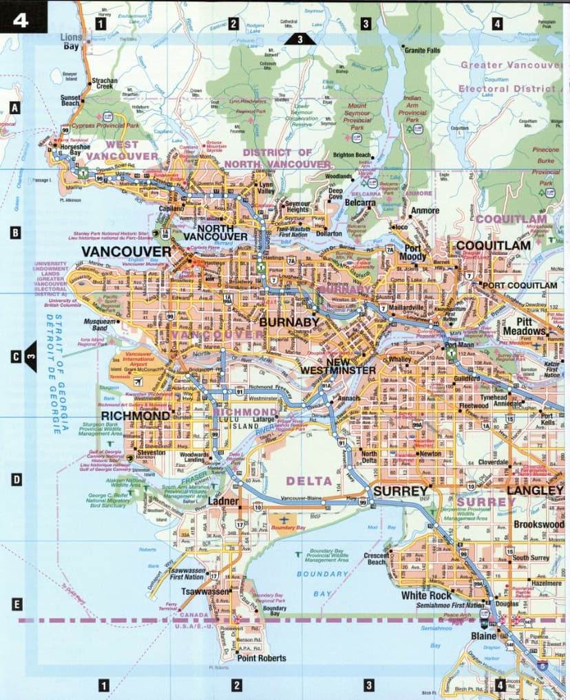 Vancouver Amenities Map